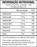 VForce Forever - Zinco, Vitaminas B1, 2, 6, 12 e Vitamina E - 60 cápsulas