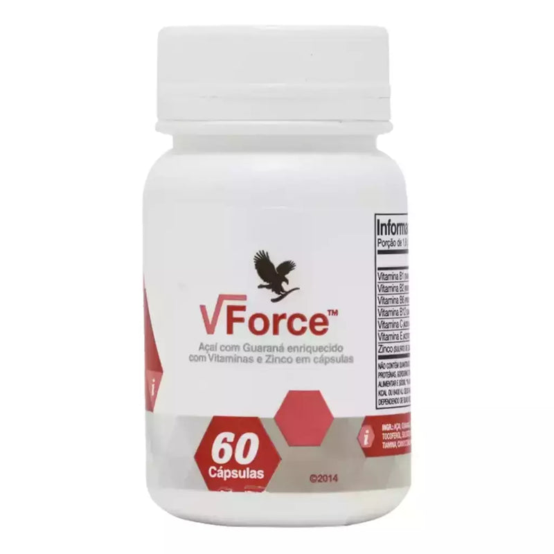 VForce Forever - Zinco, Vitaminas B1, 2, 6, 12 e Vitamina E - 60 cápsulas